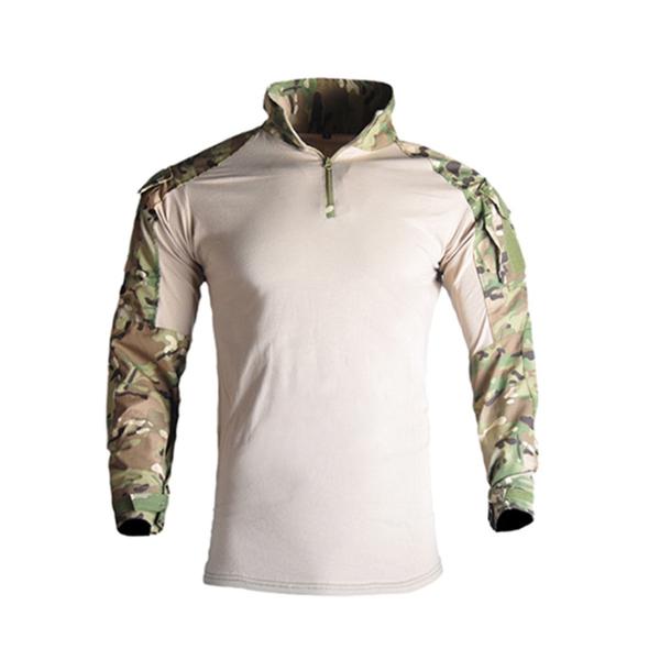 Custom Camouflage Clothing Tactical T Shirt Pants Suit Combat Uniform Tactical