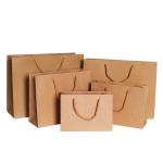 Transparent packaging standard paper Bags/Customized brown kraft paper bag for