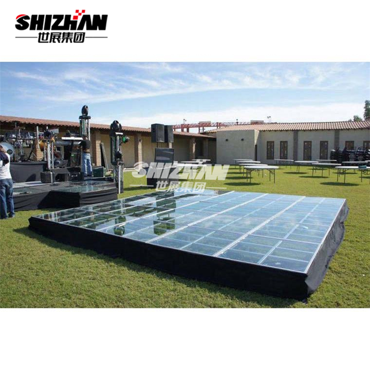 4x4 Portable Acrylic Outdoor Performance Concert Stage Platform
