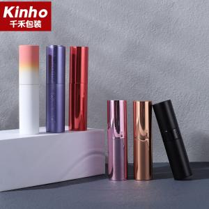 Wholesale 8ml 10ml Aluminum Perfume Sprayer Twist Up Glass Bottle Refillable Empty Perfume Vials from china suppliers