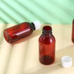 Promethezine PET Collar Material 100ml 120ml 3oz 4oz Amber PET Cough Syrup