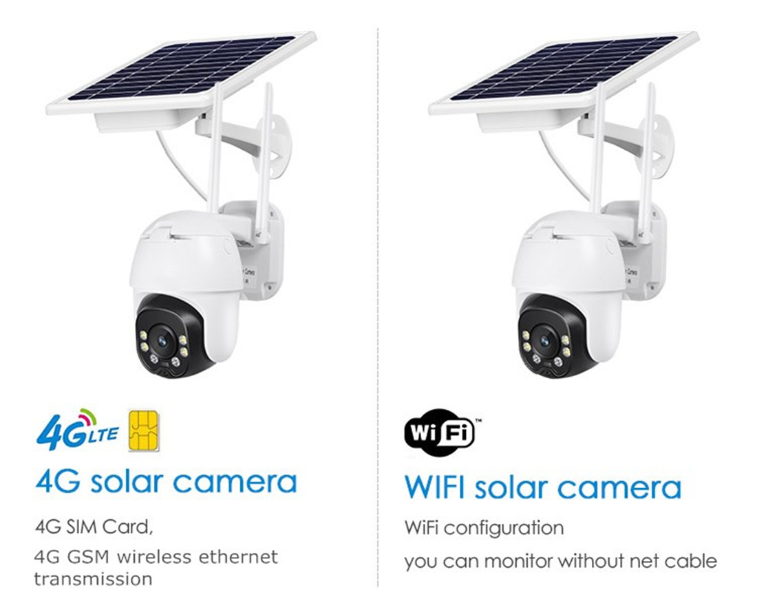Unistone 2MP 8W 4G & WIFI Wireless Solar PTZ Smart Speed Dome Camera(US-SDO2258W01)