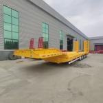ABS Anti-lock Braking System 60 80 100 Tons Heavy Duty Gooseneck Lowbed Semi