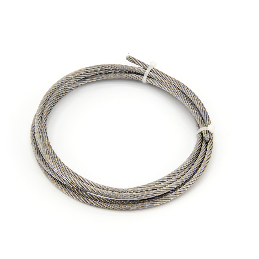 Bright no burrs Stainless Steel Wire Rope 8*26WS+IWR 8mm - 32mm Strong Toughness