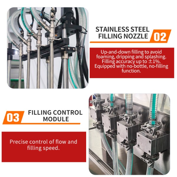 Magnetic Pump Filling Machine multi-head configuration