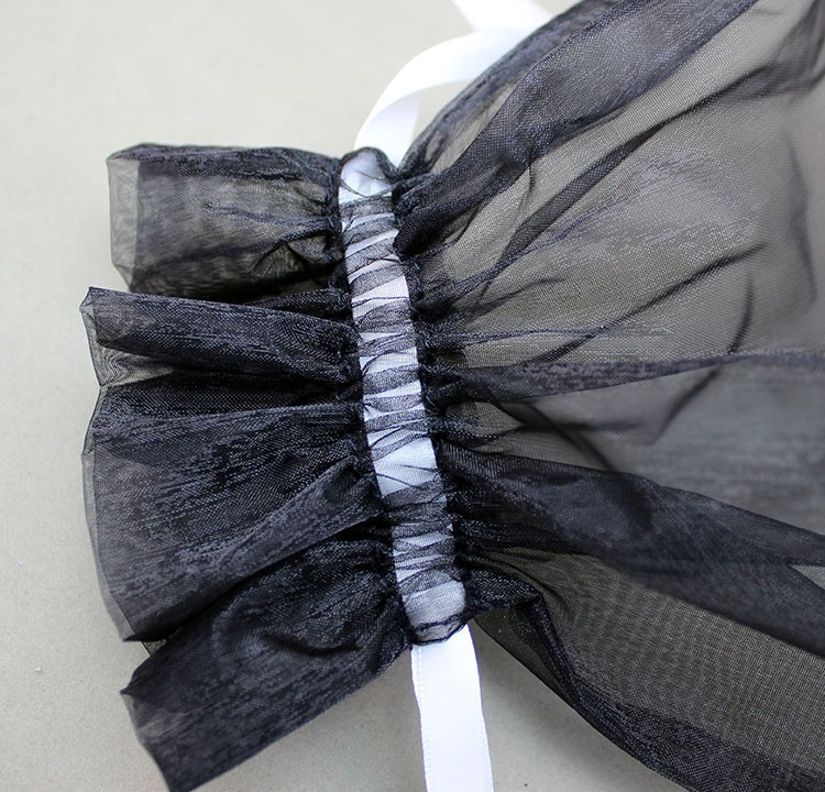 Foldable Mesh Nylon Drawstring Bags Portable Small For Gift