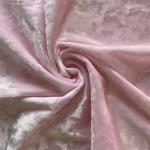 KS Shiny Crushed Spun Polyester Velvet Fabric Warp Knitted