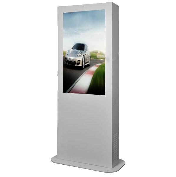 Floor Standing Outdoor Digital Signage 55 Inch , Interactive Touch Screen