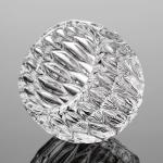 Crystal Home Decoration Glass Lead Free Teardrop Votive Candle Holder 8.8cm