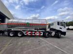 CIMC 3 / 4 Axles Liquid Nitrogen natural gas Lpg Tanker Truck and Semi Trailer
