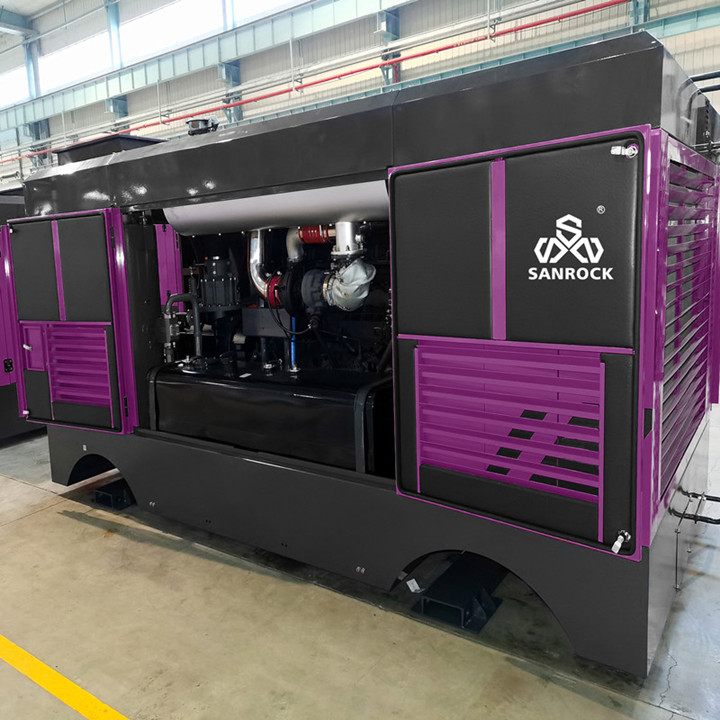 Screw Air Compressor High Pressure Air Compressor Machine Portable Air Compressor Screw