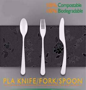Wholesale Compostable cutlery,PLA Biodegradable Disposable cutlery Biodegradable disposable cutlery plastic PLA cutlery,kitchenwar from china suppliers