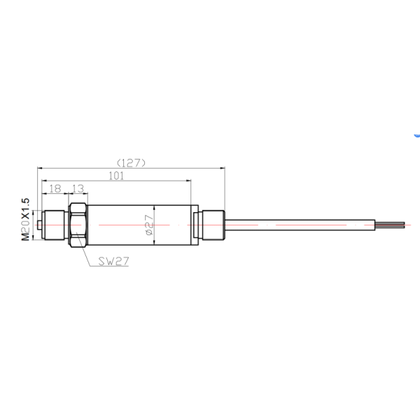 Multi Interface Compact Pressure Transmitter Precise FD80A Series For Secondary Water Supply