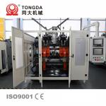 White PE Making Milk Bottle Blow Molding Machine Double Station