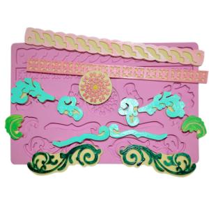 Wholesale Furniture Pastry Silicone Baking Utensils Craft Decorating Fondant Lace Mat from china suppliers