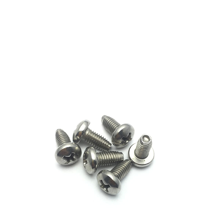 Cross Recessed Round Head Triangle Lock M5 Thread Forming Screws for Sheet Metal