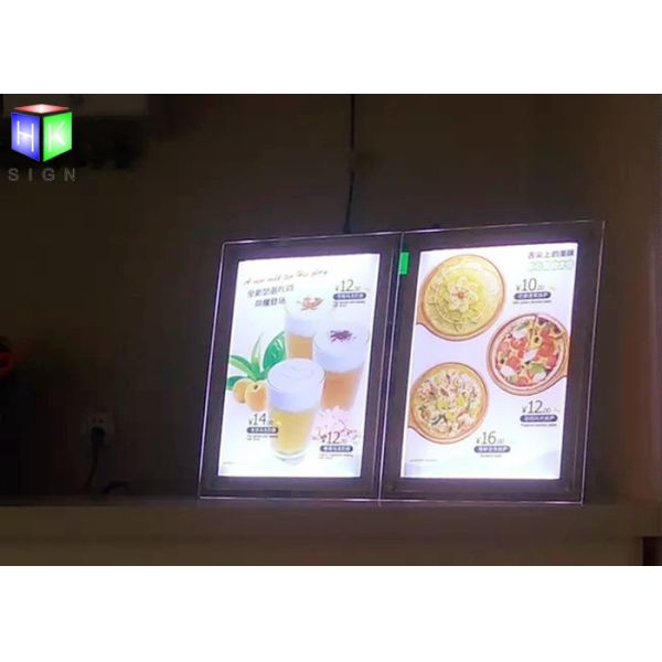 Table Stand LED Light Box Frame Sign Lightbox Illuminated Menu Boards RoHs Standards