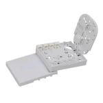 4 Core ABS Fiber Optic Termination Box White For Residential And Commercial