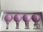 4 Pcs Of A Set Health Care Facial Silicone Massage Cupping Set Small Mini