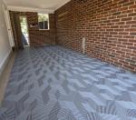 garage floor tilesing Tiles Stain Oil and Chemical Resistant