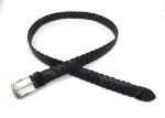 Genuine Leather Woven Braided Belt For Men Casual Jeans