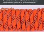 personal protective escape rope polyester rope, high strength fire escape safety