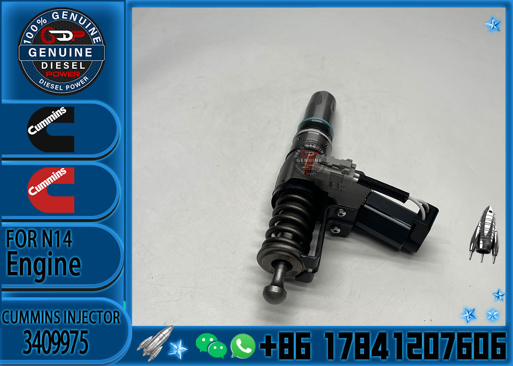 Construction Machinery Parts Fuel Injector For N14 Diesel3087807 341176 3409975 3411760 For CUMMINS Diesel Engine