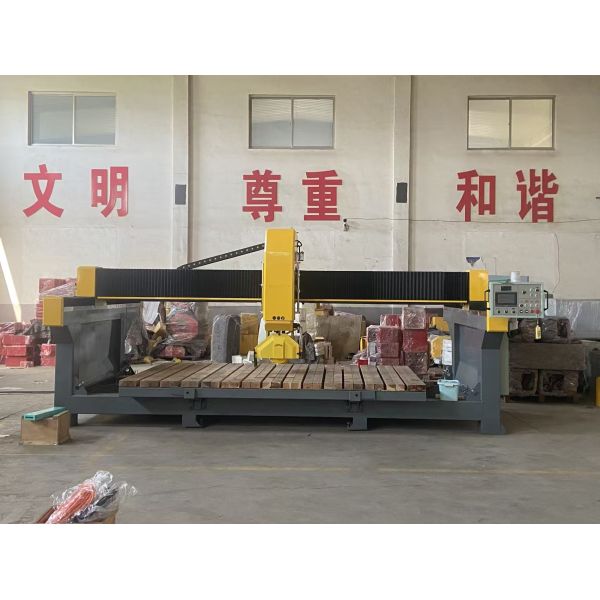 ZEUS 3 Axis Bridge Cutting Machine Granite Marble High-accuracy 15kW Engine Pump Motor CNC PLC Stone Saw Customized 380V/220V