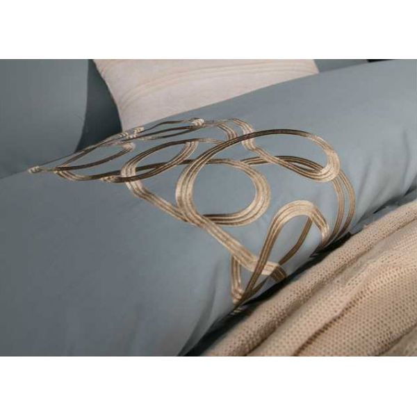 Fashionable Blue Modern Duvet Covers 4 Pcs Twin / Queen / King Size OEM