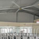 6Pcs Al-Mg Alloy Blades 6.1M/20FT High Volume Low Speed Industrial Ceiling Fan