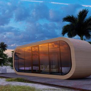 Wholesale Customized Color 20FT 40FT Luxurious Modern Design Outdoor Prefab House Apple Cabin for Living and Working from china suppliers
