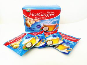 Wholesale Coconut flavor ginger tea spicy and sweet instant drinks powder nice taste from china suppliers
