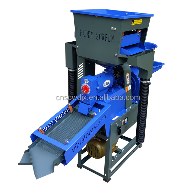 DONGYA AGRO 3 LAYER Screen 4 in 1 Rice Mill Machine with Double Outlet