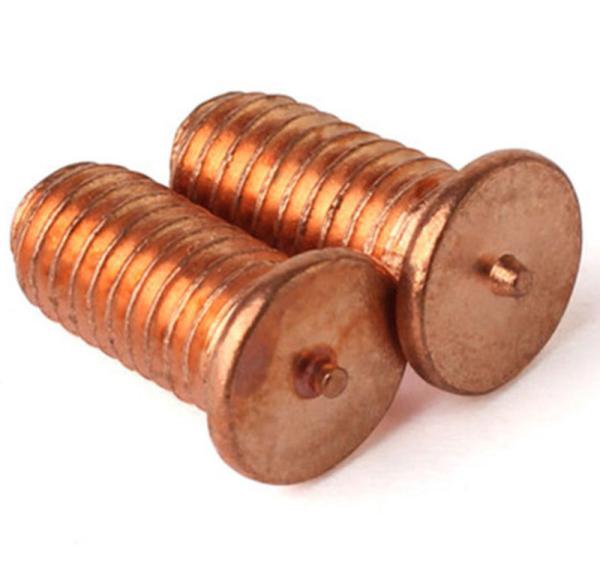 DIN Standard Weld Screws in Zinc Plated Black HDG Copper SS304 SS316 for