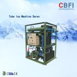 15 Ton High Output Industrial Tube Ice Maker Machine , Air / Water Cooled Ice