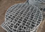 Outdoor Round Cover Galvanized Drainage Grates S304 Pressure Locked