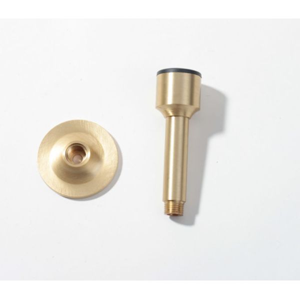 Amertop Brass Door Stops Black Brushed Rubber Door Holder 54mm 45mm