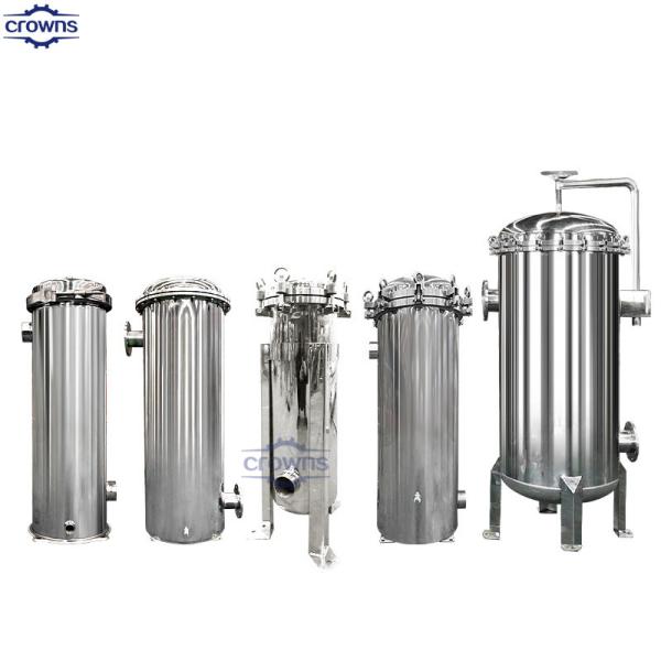 multi bag filter housing filtration #2 pp bag water filter housing ss304 316