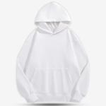Streetwear 500g Heavyweight Men'S Lamb Hooded Sweatshirt Fleece-Lined Oversized