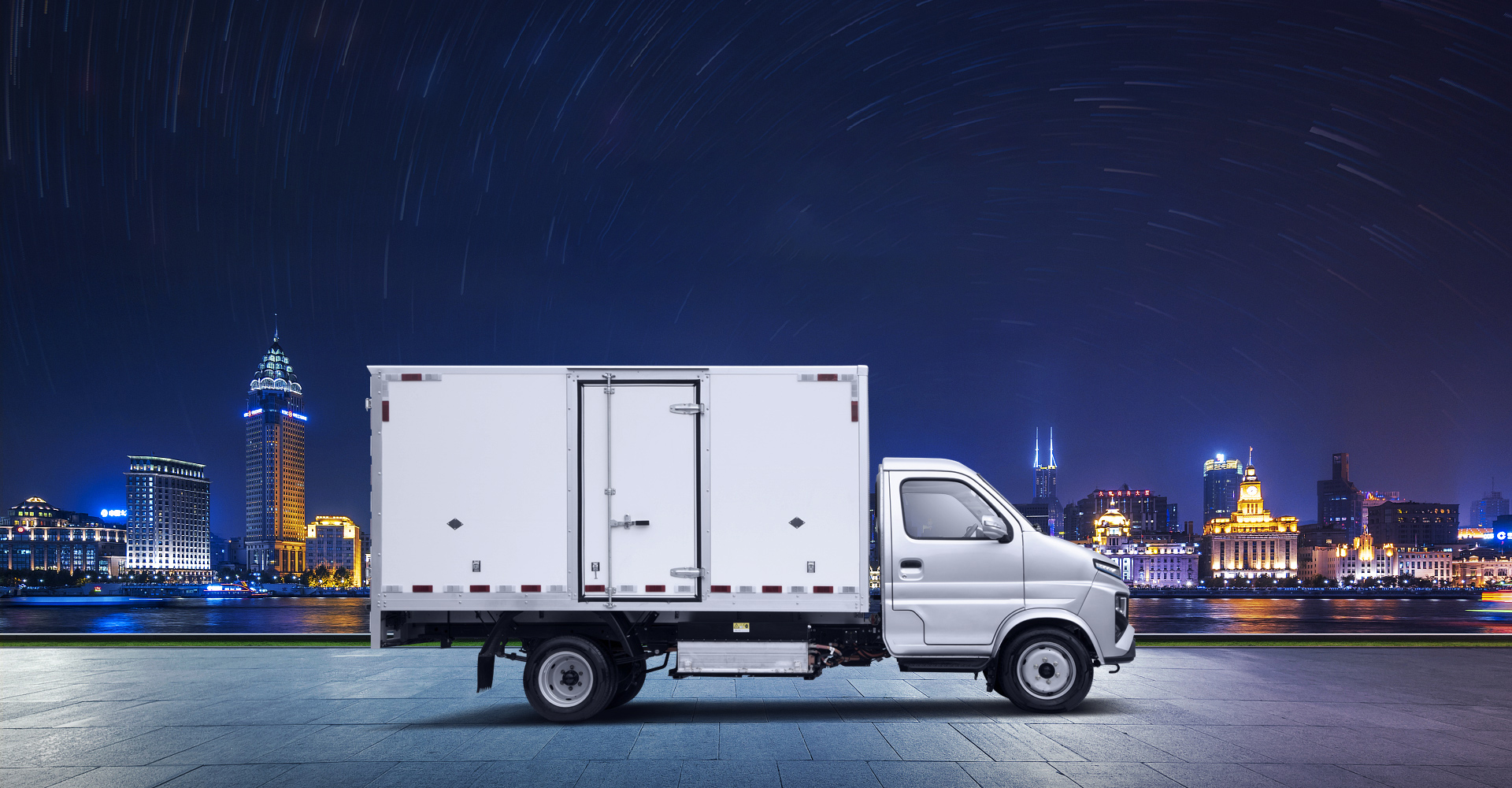 Electric Flatbed Van Cargo Truck 4 Wheel Truck Pulls Goods And Loads Area Property Farm Turnover Vehicle