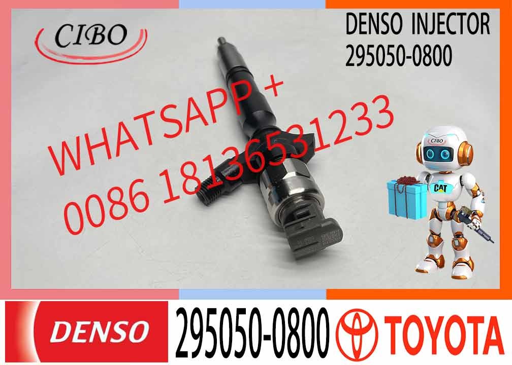 New Common Rail Injector 295050-0800 295050-0801 295050-0802 for 1KD 2KD Diesel Nozzle High Quality