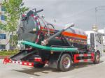4x2 Chinese Dongfeng 6000 Liters Sewage Suction Truck