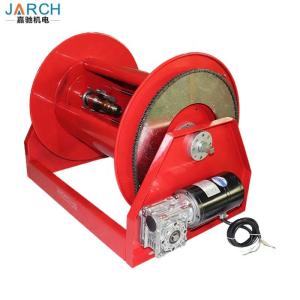 Wholesale Electric motor driven reels 12v 20m diesel hose reel for fuel oil 1.5inch motorized reels from china suppliers