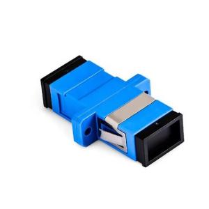 Wholesale SC UPC Fiber Optic Cable Adapter Single Mode Type PC Material from china suppliers