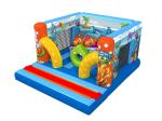 Ocean Themed Kids Inflatable Bounce House Sea World Painting With Interesting