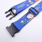 Bright Luggage Name Straps , Luggage Belt Strap With Removable Buckle