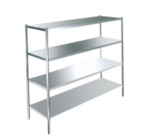 Wholesale 4 Tiers Stainless Steel Wire Shelving Anti - Rust Commercial Storage Shelves from china suppliers