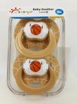 2pcs 0-6 Months Liquid Silicone Baby Soother