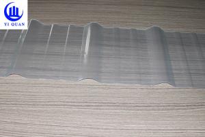 Wholesale Clear Color Transparent Corrugated Roofing Sheets Fiberglass Material High Strength Sun Sheet from china suppliers