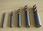 NACo4 Coating HRC 60 Flat End Mill Cutter For Carbon Steel